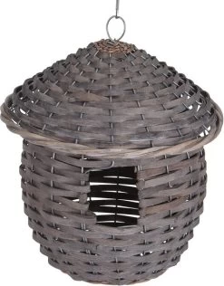 Hangend Vogelhuisje Gevlochten Hout