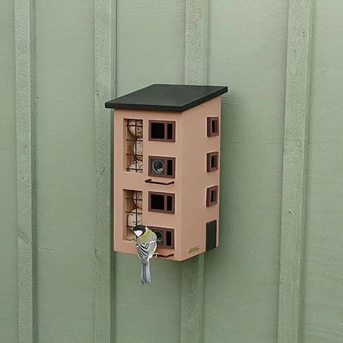 Vogelvoederhuisje Wildlife Garden Triple Feeder Terracotta - Afbeelding 2