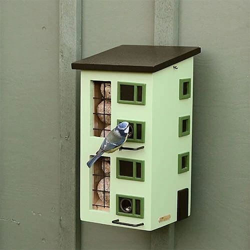 Vogelvoederhuisje Wildlife Garden Triple Feeder Groen - Afbeelding 2