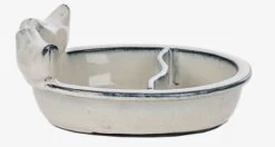 Vogelvoeder- En Drinkschaal Wit