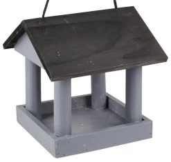 Vogelvoederhuis Berend Grijs/zwart