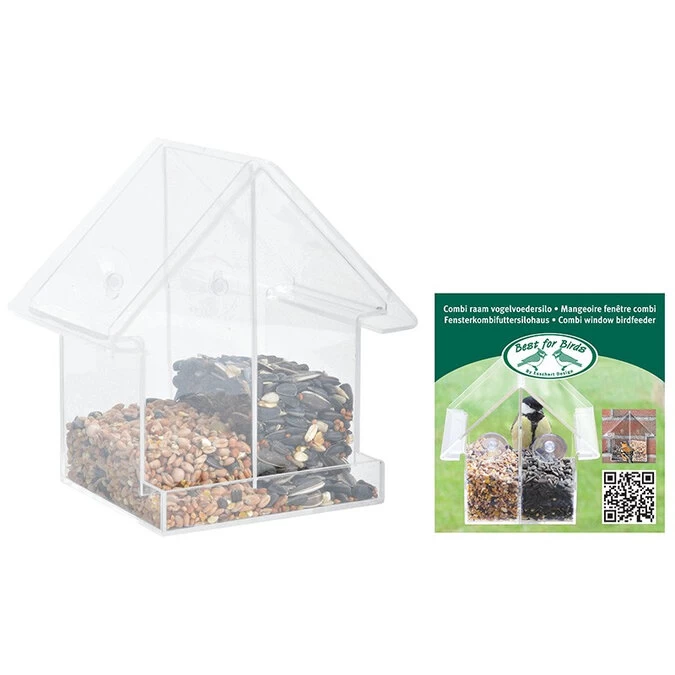 Voederhuis Acryl Raamsilo Combi