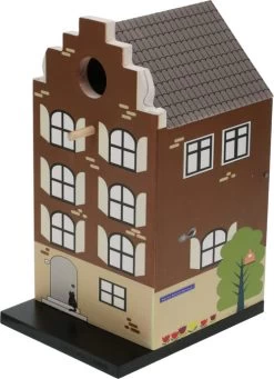 Vogelhuisje In De Vorm Van Een Grachtenhuis