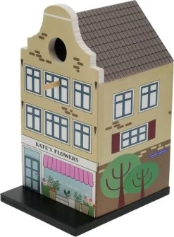 Vogelhuisje In De Vorm Van Een Hollands Grachtenhuisje