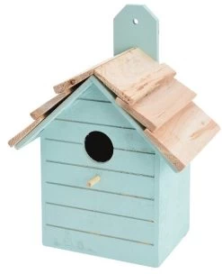 Vogelhuisje Hout Deco Mint