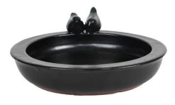 Vogelbadje Antraciet