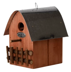 Vogelhuisje Boerderij Vintage Rood