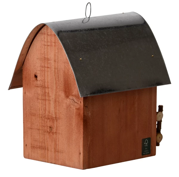 Vogelhuisje Boerderij Vintage Rood - Afbeelding 2