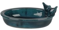 Vogelbad Keramiek Blauw