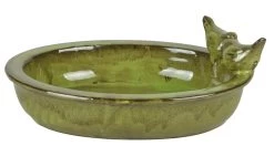 Vogelbad Keramiek Groen